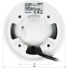 Κάμερα 4 συστημάτων 4K UHD 8.3Mpx IR 60m 2.8mm Starlight WDR με μικρόφωνο εξωτερικού χώρου IP67 βιομηχανική CCTV DAHUA HAC-HDW28