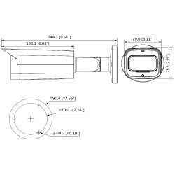 Κάμερα 4σε1 5Mpx 3.6mm Starlight WDR IR80m IP67 μεταλλική εξωτερικού χώρου DAHUA HAC-HFW2501TU-A-0360