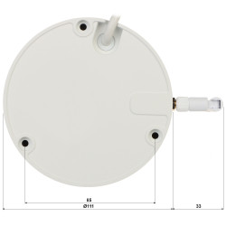 กล้อง IP ไร้สาย ป้องกันการทุบทำลาย 1080p 2.8mm D-WDR IP67 IK10 IR 30m Full HD DAHUA IPC-HDBW1230DE-SW-02