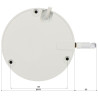กล้อง IP ไร้สาย ป้องกันการทุบทำลาย 1080p 2.8mm D-WDR IP67 IK10 IR 30m Full HD DAHUA IPC-HDBW1230DE-SW-02