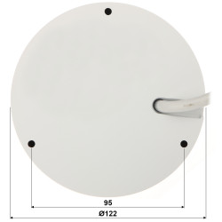 Vandaalbestendige IP-camera 4Mpx Motozoom 2.7-13.5mm IR40m Starlight IP67 IK10 WDR Detectie van mensen DAHUA IPC-HDBW2441R-ZAS-2