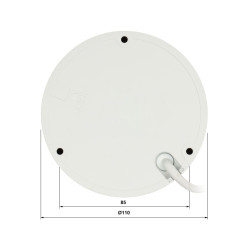 מצלמת IP עמידה לוונדליזם 6 מגה פיקסל 2.8 מ"מ Smart Dual Light WDR IR30m LED30m AI IVS SMD PLUS IP67 IK10 מיקרופון חריץ SD DAHUA 