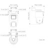 Вонкавая паваротная IP PT-камера з падвойным аб'ектывам 4Mpx Smart Dual Light актыўнае стрымліванне сірэна LED IP66 DAHUA IPC-PT
