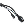 กล้องไฮบริดไอพีตรวจจับความร้อนและแสงตรวจจับไฟไหม้ 4MP IR15m IP66 แจ้งเตือนเสียง WISUALARM HY-FT431LDP-TD1F4-MB