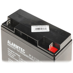 Batterie AGM 12V 18Ah sans entretien pour systèmes d'alarme UPS centrales d'éclairage de secours étanche VRLA ALARMTEC 12V/18AH-