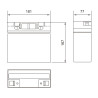 Wartungsfreie AGM VRLA Batterie 12V 18Ah Notstromversorgung USV Alarmanlagen Photovoltaik NEXON 12V/18AH-TNL/NEXON