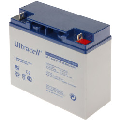 AGM Battery for Alarm Systems UPS and CCTV 18Ah 12V VRLA Maintenance-Free Sealed Lead Acid ULTRACELL 12V/18AH-UL