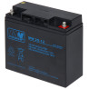 Bateria AGM 12V 20Ah sem Manutenção VRLA Selada para UPS Sistemas de Alarme e Iluminação de Emergência MW POWER 12V/20AH-MW