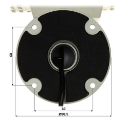 室外红外补光灯 130米 60度 850nm IP66 金属外壳带光敏传感器 Delta 3N-130/60S2