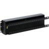 แผงจ่ายไฟฟ้าสำหรับตู้ RACK 19 นิ้ว ราง DIN TH-35 รองรับเบรกเกอร์ S 24 ตัว โครงเหล็กสีดำ IP20 PULSAR A19-TS-35/PD-3U