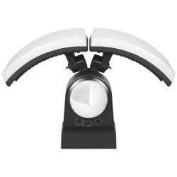 Podwójny Naświetlacz LED z Czujnikiem Ruchu PIR Zewnętrzny IP65 IK10 2x20W 3200lm 4000K Lampa Elewacyjna Grafit ADVITI AD-NL-660