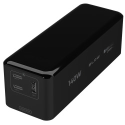 27000 mAh 140W Power Delivery PD Rýchle nabíjanie notebooku smartfónu LCD USB-C USB-A Displej QC 3.0 Mobilný Blow AIR99.9/B