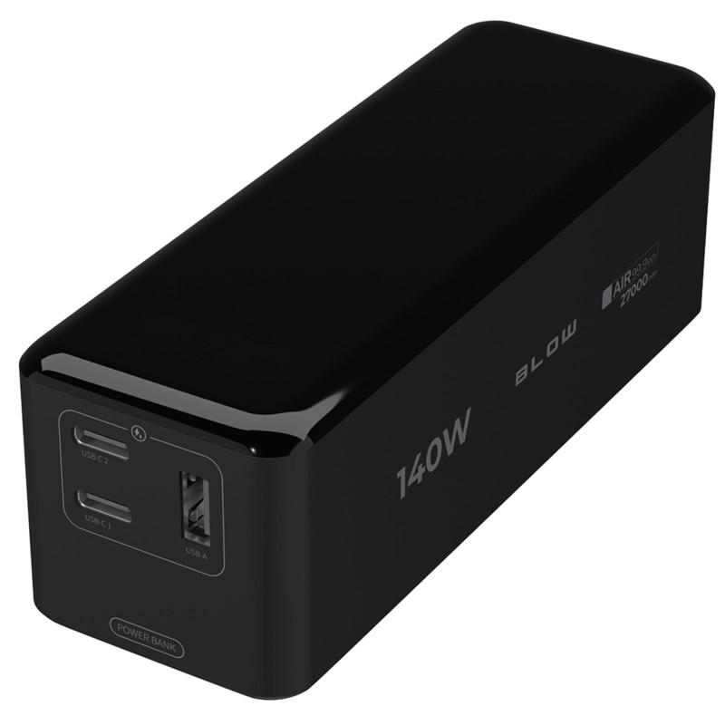 27000 mAh 140W Power Delivery Γρήγορη Φόρτιση Laptop Smartphone LCD USB-C USB-A Οθόνη QC 3.0 Power Bank Blow AIR99.9/B
