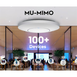 Point d'accès plafond Wi-Fi 5 AC1200 MU-MIMO Gigabit Ethernet Mesh AP Répéteur WISP PoE CUDY AP1300