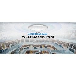 Wi-Fi 5 AC1200 Dual-Band Gigabit PoE Mesh Repeater WISP Hotspot Ceiling Access Point CUDY AP1300_P