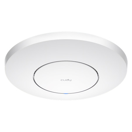 Punkt Dostępowy Wi-Fi 6 AX3000 2.4GHz 5GHz Mesh PoE 2.5Gbps Indoor Repeater WISP Beamforming MU-MIMO 2.5GbE CUDY AP3000_P