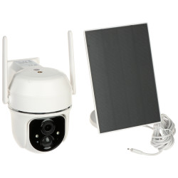 APTI-W31SD1-VICOHOME 3MPx Wi-Fi ソーラーIPカメラ PIR 屋外ワイヤレス ナイトビジョン LED オーディオ マイク スピーカー P2P APTI APTI-W31SD1-VICOHOME