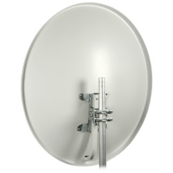 Aluminium Offset Satellite Dish 90cm TV-SAT Antenna DVB-S2 High Gain Corrosion Resistant CORAB AS-90/ALU-CORAB