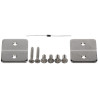 Bolt electromagnetic simetric pentru uși și porți 12V DC 320mA 500kg Ieșire stare NO NC COM Control Acces DAHUA ASF702