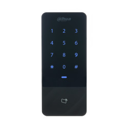 자율형 RFID Mifare 13.56MHz PIN 출입 통제기 IP66 이더넷 RS-485 Wiegand 실외형 DAHUA ASI1201E-V1