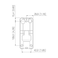 ตัวควบคุมการเข้าออก RFID Mifare 13.56MHz พร้อม PIN IP66 Ethernet RS-485 Wiegand สำหรับภายนอกอาคาร DAHUA ASI1201E-V1