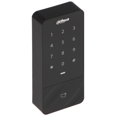 RFID контролер доступу з сенсорною клавіатурою IP66 Ethernet RS-485 Wiegand EM 125kHz автономний зчитувач карток DAHUA ASI1201E-