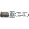 Antena Logarítmica Exterior GSM DCS UMTS HSDPA LTE SMA 10m Cable RF-5 Banda Ampla Direccional Trans-Data ATK-ALP/LTE+SMA/10