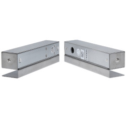 ขายึดสลักไฟฟ้าสำหรับประตูกระจกแบบกระจกชนกระจก สแตนเลสสตีล ชุดติดตั้ง ATLO ATLO-BEB-3