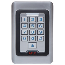 Autonoom Codeslot RFID Kaartlezer PIN IP68 Metalen Wiegand 26 Buiten Verlicht Toetsenbord ATLO ATLO-KRM-512