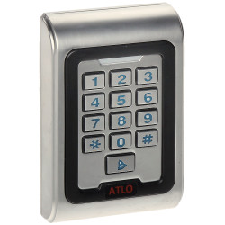Autonóm RFID Unique 125kHz kódzáras ajtónyitó IP68 vandálbiztos kültéri fém proximity olvasó ATLO ATLO-KRM-522