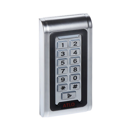 Autonomous Keypad RFID 125kHz Reader IP68 Slim Metal Outdoor Lock ATLO ATLO-KRM-821