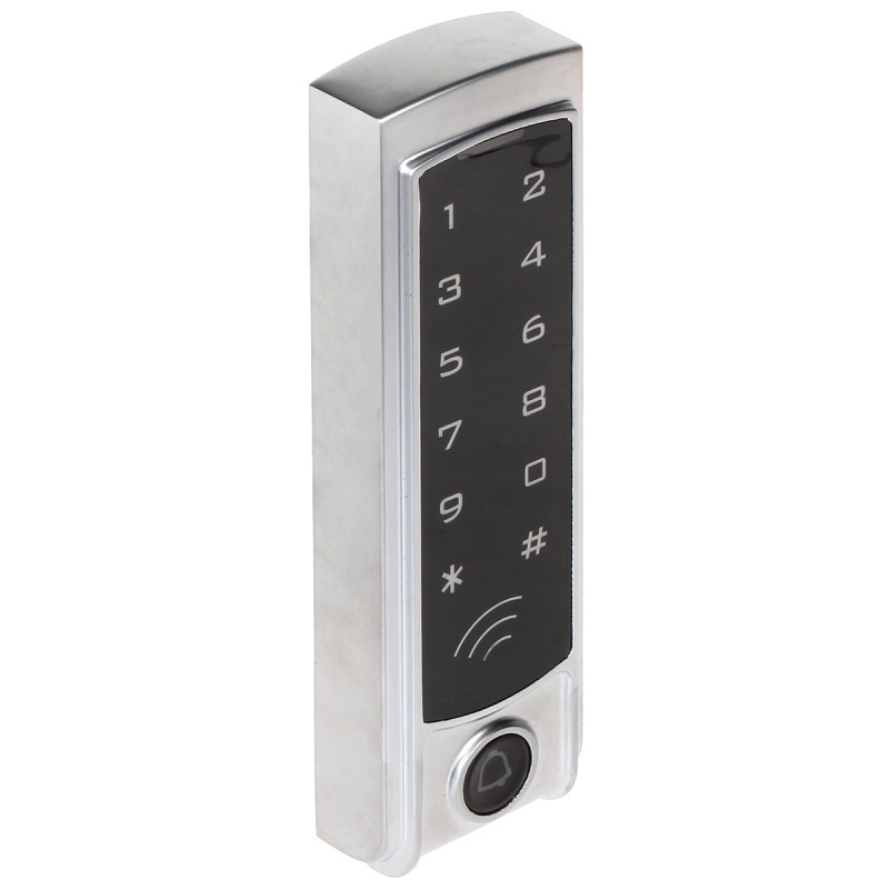 自主式密码锁RFID阅读器Unique 125kHz PIN IP42金属窄边框门禁系统12V ATLO ATLO-KRM-823