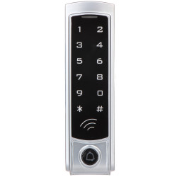 Standalone Keypad RFID Reader Unique 125kHz PIN IP42 Metal Narrow Profile Access Control 12V ATLO ATLO-KRM-823