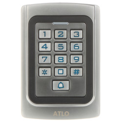 Outdoor Standalone RFID Code Lock IP68 Metal Vandal Proof Unique 125kHz Card Reader Wiegand ATLO ATLO-KRMD-512