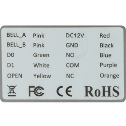 Autonomous WiFi RFID 125kHz PIN Access Control Keypad Tuya Smart Silver Metal 10000 Users ATLO ATLO-KRMW-501