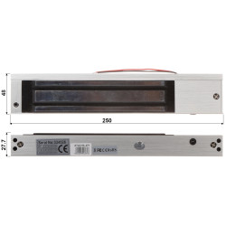 Surface mount single electromagnetic lock with LED 270kg fail-safe ATLO ATLO-ML-271