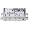 Professional TV DVB-T2 Subscriber Amplifier 4-output 27dB Gain Control Shielded Active Splitter AMS AWS-1036