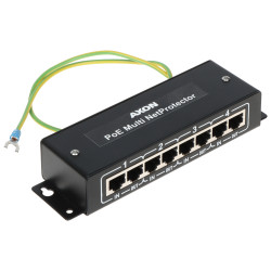 Flerkanaligt LAN PoE-överspänningsskydd 4-kanals Multi NetProtector Ethernet RJ45-skydd AXON AXON-POE-MULTINET