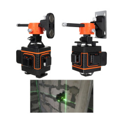 Professional 16 Line 360 Degree 4D Green Beam Laser Level 25m Range IP54 Accessories BIGSTREN BIGSTREN-18763