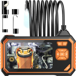 Full HD LCD endoszkópos vizsgáló kamera 4.3 colos kijelzővel 5m LED IP67 merevített kábellel MicroSD rögzítéssel BIGSTREN BIGSTR
