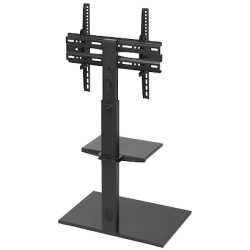 Volně stojící podlahový stojan na TV a monitor 32-55 palců VESA 400x400 s nastavitelnou policí BRATECK BRATECK-FS22-44TP