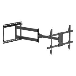 Wall mount for TV and monitor 43-80 inch arm 106cm VESA 600x400 load capacity 50kg adjustable swivel BRATECK BRATECK-LPA84-463XL