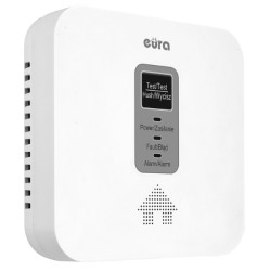 Détecteur autonome de monoxyde de carbone et de méthane alarme domestique sirène EURA CGD-50A2