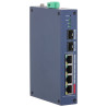 産業用PoEスイッチ 4ポート Hi-PoE 90W 2ポートSFPギガビット DINレール対応 管理可能 クラウドCCTVウォッチドッグ DAHUA CHS4206-4ET-90