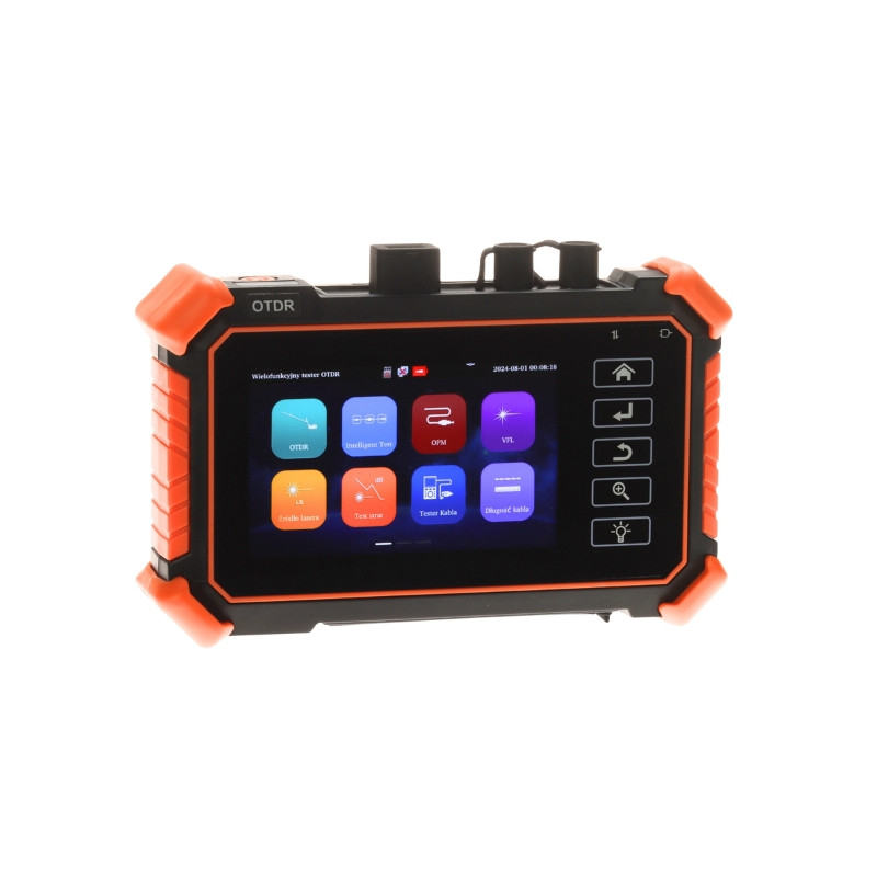 Optisk reflektometer OTDR optisk effektmåler nettverkstester RJ45 VFL PING 4 tommer berøringsskjerm Delta Tester CS-R3-40H