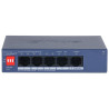 DoLynkクラウド管理対応PoEスイッチ 4ポート 10/100Mbps 1ポートギガビットUplink 6kV 金属筐体 DAHUA CS4005-4ET1GT-36
