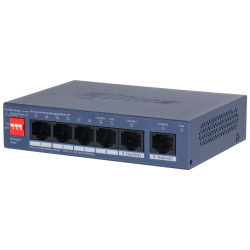 4 Portlu 10/100 Mbps PoE Switch ve 2 Gigabit Uplink Portu Bulut Yönetimi DAHUA CS4006-4ET2GT-36
