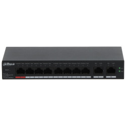 DAHUA 8端口 10/100 Mbps PoE交换机 + 2个千兆上行端口 Hi-PoE 90W L2云管理型 DAHUA CS4010-8ET-110