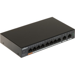8 prievadų PoE 10/100M komutatorius valdomas debesyje ir WWW Hi-PoE 60W Gigabit Uplink metalinis korpusas DAHUA CS4010-8ET-60