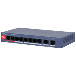 10 portos PoE switch 8xPoE 2xUplink Gigabit menedzselhető felhő alapú 110W Watchdog Hi-PoE DAHUA CS4010-8ET2GT-110